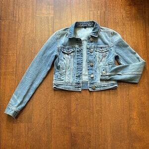 American Eagle Outfitters Medium Blue Jean Jacket, Size XS